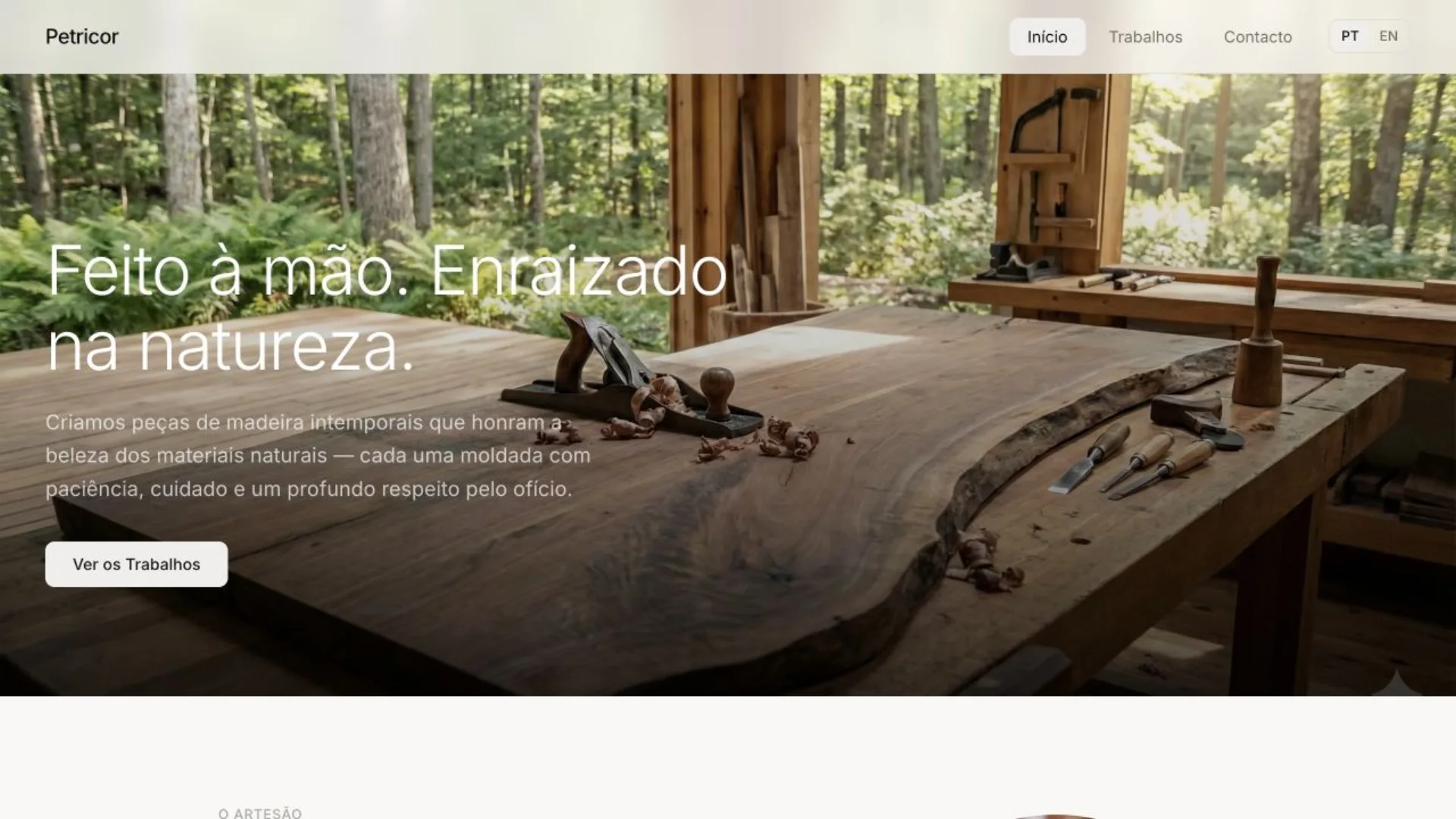 Petricor woodworking portfolio