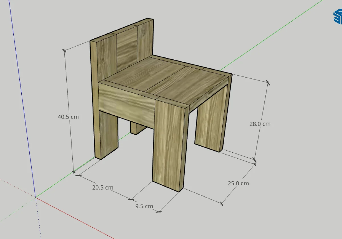 Petricor chair construction drawing